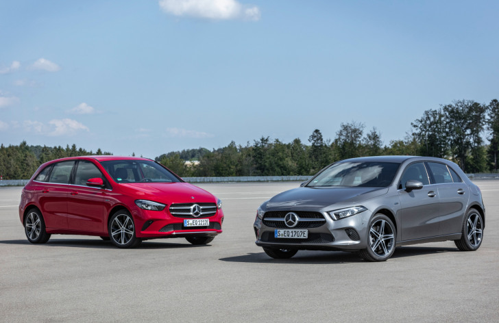 Mercedes A en B-Klasse nu als plug-in hybrid